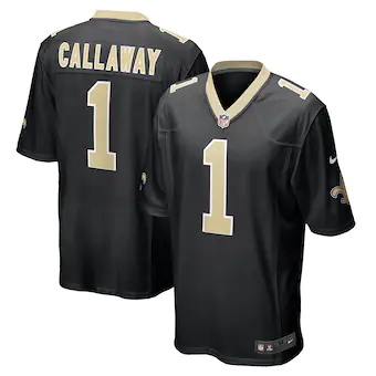 mens nike marquez callaway black new orleans saints game je